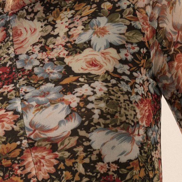 Promesa Vibrant Floral Long Sleeve Top - Picture 9 of 10